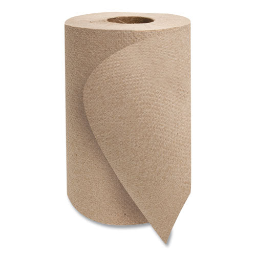 Image of Morcon Tissue Morsoft Universal Roll Towels, 1-Ply, 8" x 350 ft, Brown, 12 Rolls/Carton