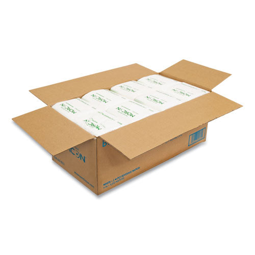 Image of Morcon Tissue Morsoft Beverage Napkins, 9 X 9/4, White, 500/pack, 8 Packs/carton
