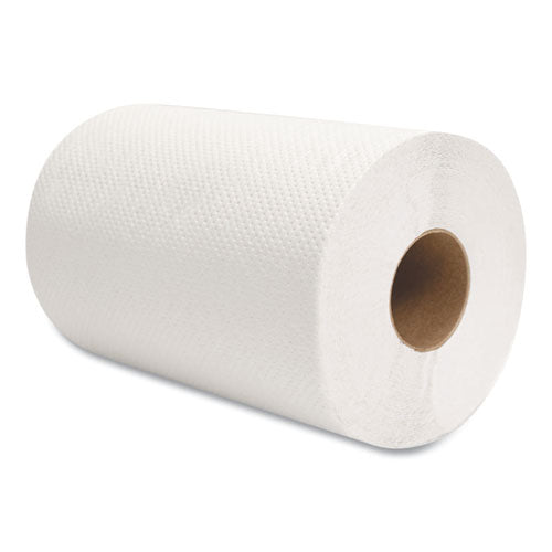 Image of Morcon Tissue Morsoft Universal Roll Towels, 1-Ply, 8" x 350 ft, White, 12 Rolls/Carton