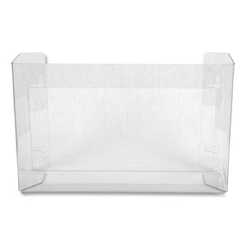 Image of San Jamar® Clear Plexiglas Disposable Glove Dispenser, 3-Box, Plexiglas, Clear, 18 x 3.75 x 10