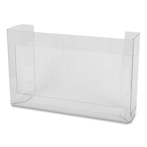 Image of San Jamar® Clear Plexiglas Disposable Glove Dispenser, 3-Box, Plexiglas, Clear, 18 x 3.75 x 10