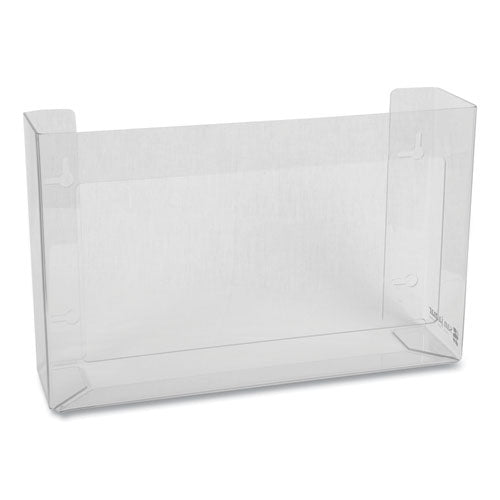 Image of San Jamar® Clear Plexiglas Disposable Glove Dispenser, 3-Box, Plexiglas, Clear, 18 x 3.75 x 10