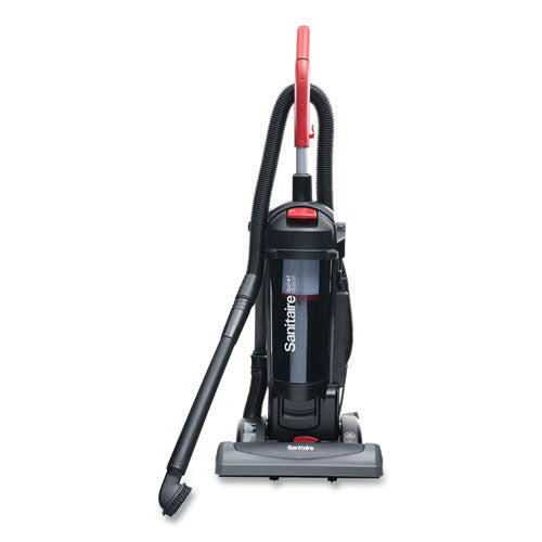 Image of Sanitaire® FORCE QuietClean Upright Vacuum SC5845D, 15" Cleaning Path, Black