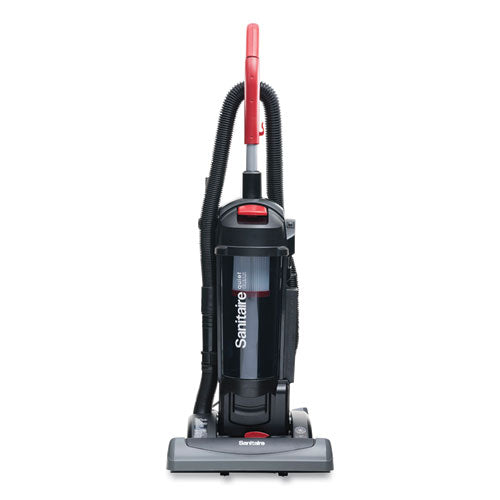 Image of Sanitaire® FORCE QuietClean Upright Vacuum SC5845D, 15" Cleaning Path, Black