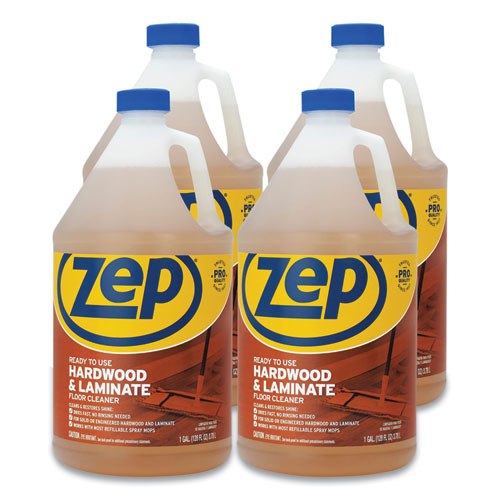 Image of Zep Commercial® Hardwood And Laminate Cleaner, Fresh Scent, 1 Gal, 4/carton