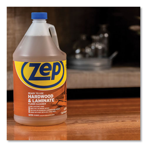 Image of Zep Commercial® Hardwood And Laminate Cleaner, Fresh Scent, 1 Gal, 4/carton