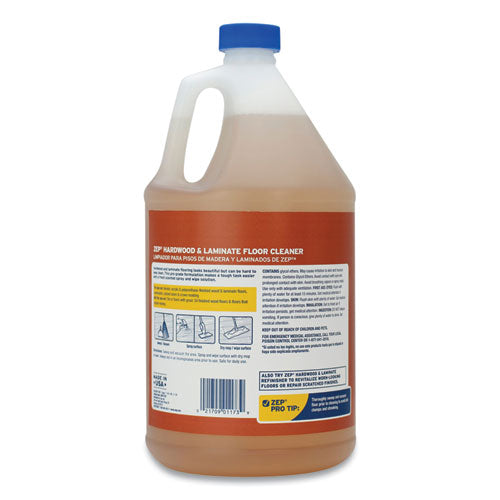 Image of Zep Commercial® Hardwood And Laminate Cleaner, Fresh Scent, 1 Gal, 4/carton