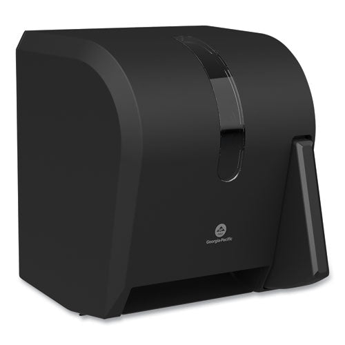 Image of Georgia Pacific® Professional Hygienic Push-Paddle Roll Towel Dispenser, 13 X 10 X 14.4, Black