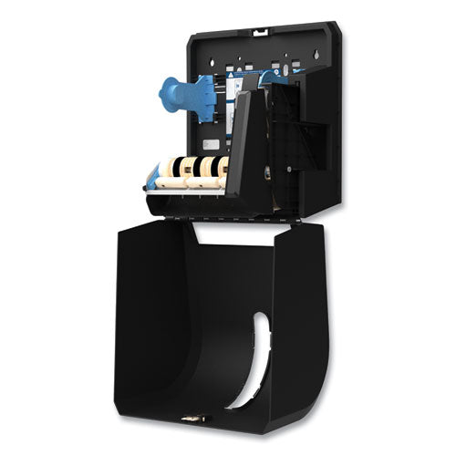 Image of Georgia Pacific® Professional Hygienic Push-Paddle Roll Towel Dispenser, 13 X 10 X 14.4, Black