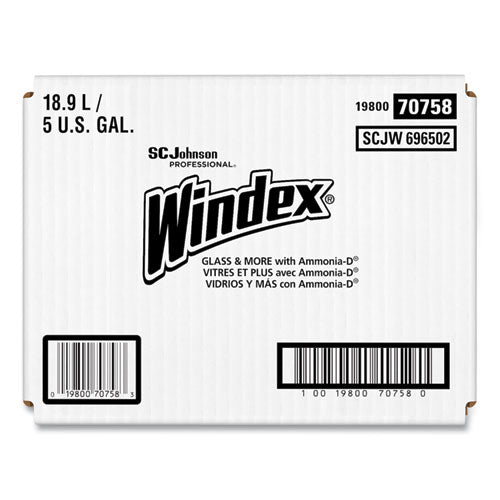 Image of Windex® Glass Cleaner with Ammonia-D, 5 gal Bag-in-Box Dispenser