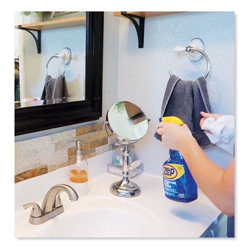 Image of Zep Commercial® Streak-Free Glass Cleaner, Pleasant Scent, 32 Oz Spray Bottle, 12/carton