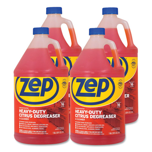 Image of Zep Commercial® Cleaner And Degreaser, 1 Gal Bottle, 4/carton