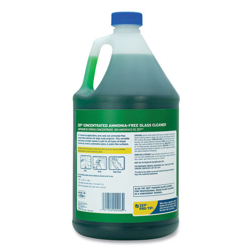 Image of Zep Commercial® Ammonia-Free Glass Cleaner, Pleasant Scent, 1 Gal Bottle, 4/carton