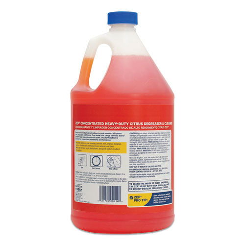 Image of Zep Commercial® Cleaner And Degreaser, 1 Gal Bottle, 4/carton