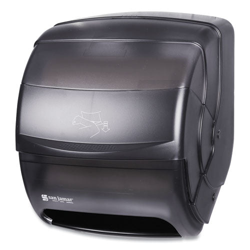 Image of San Jamar® Integra Lever Roll Towel Dispenser, 11.5 X 11.25 X 13.5, Black Pearl