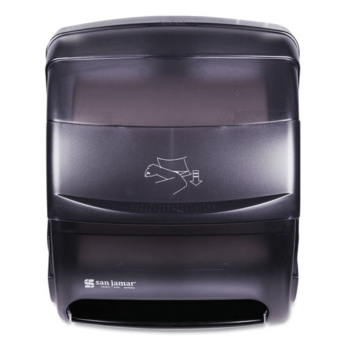 Image of San Jamar® Integra Lever Roll Towel Dispenser, 11.5 X 11.25 X 13.5, Black Pearl