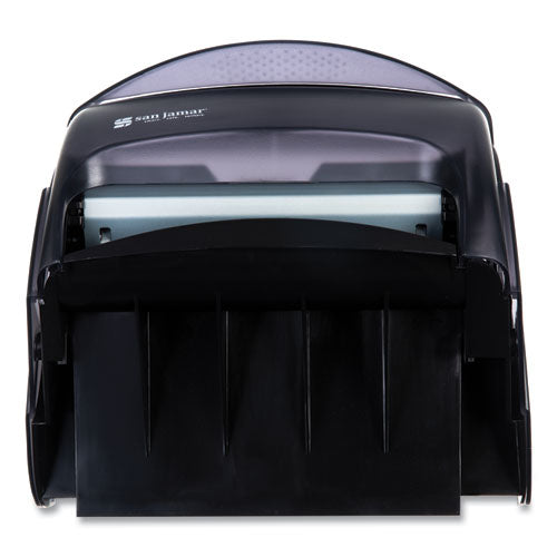 Image of San Jamar® Integra Lever Roll Towel Dispenser, 11.5 X 11.25 X 13.5, Black Pearl