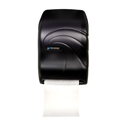 Image of San Jamar® Electronic Touchless Roll Towel Dispenser, 11.75 X 9 X 15.5, Black Pearl