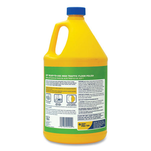 Image of Zep Commercial® High Traffic Floor Polish, 1 Gal, 4/carton