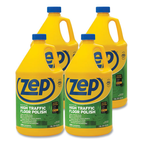 Image of Zep Commercial® High Traffic Floor Polish, 1 Gal, 4/carton
