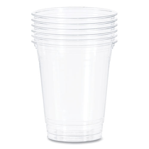 Image of SOLO® Ultra Clear PET Cups, Tall, 10 oz, Plastic, 50/Bag, 20 Bags/Carton