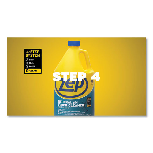 Image of Zep Commercial® Neutral Floor Cleaner, Fresh Scent, 1 Gal, 4/carton