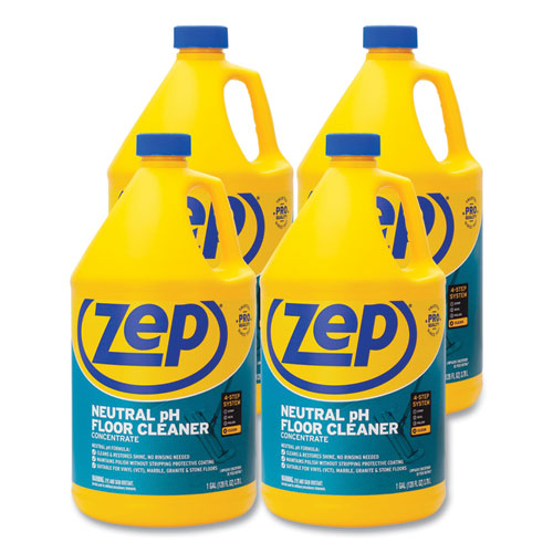 Image of Zep Commercial® Neutral Floor Cleaner, Fresh Scent, 1 Gal, 4/carton