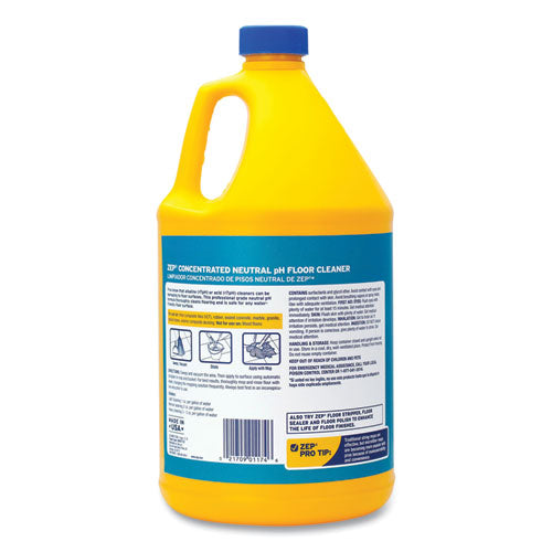 Image of Zep Commercial® Neutral Floor Cleaner, Fresh Scent, 1 Gal, 4/carton