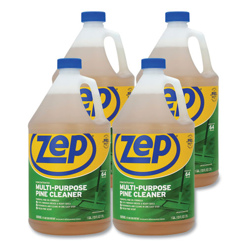 Image of Zep Commercial® Pine Multi-Purpose Cleaner, Pine Scent, 1 Gal, 4/carton