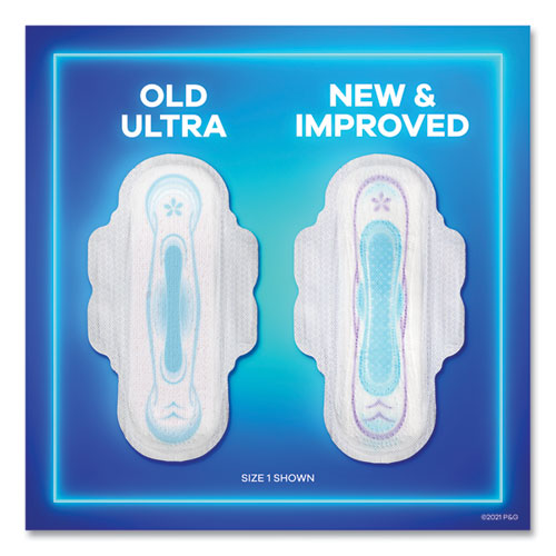 Image of Always® Ultra Thin Pads With Wings, Size 2, Long, Super Absorbent, 32/pack, 3 Packs/carton