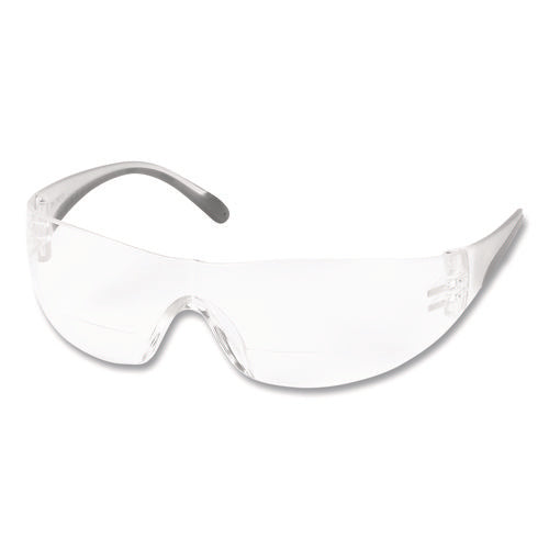Image of Bouton® Zenon Z12R Rimless Optical Eyewear with 2.5-Diopter Bifocal Reading-Glass Design, Scratch-Resistant, Clear Lens, Clear Frame