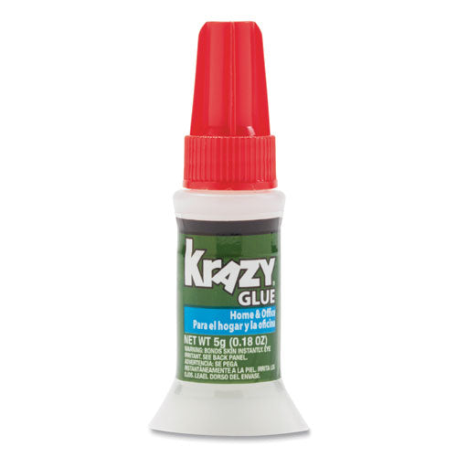 Image of Krazy Glue® All Purpose Brush-On Krazy Glue, 0.18 Oz, Dries Clear