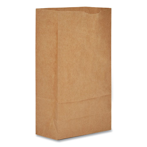 Image of Ross & Wallace Paper Products Grocery Paper Bags, #6 Size, 5.88" x 3.63" x 11", Natural, 500/Bundle