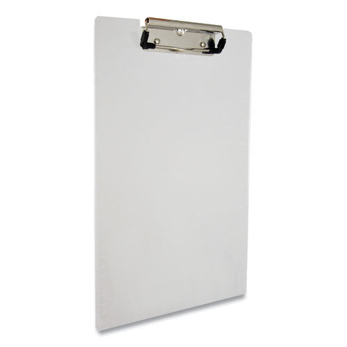 Image of Saunders Acrylic Clipboard, 0.5" Clip Capacity, Holds 8.5 x 11 Sheets, Clear