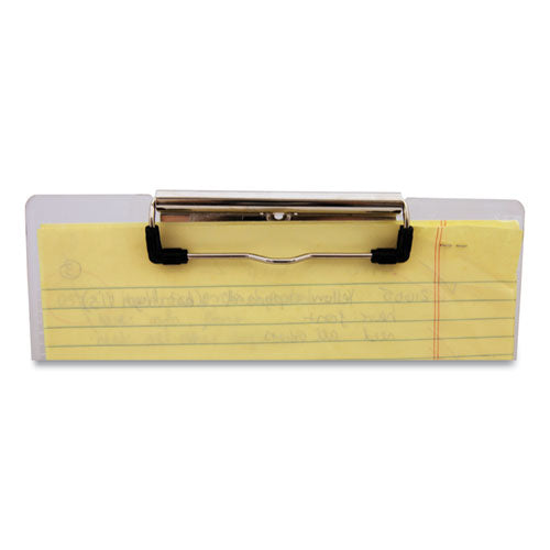 Image of Saunders Acrylic Clipboard, 0.5" Clip Capacity, Holds 8.5 x 11 Sheets, Clear