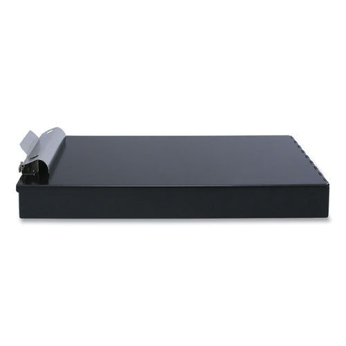 Image of Saunders Redi-Rite Aluminum Storage Clipboard, 1" Clip Capacity, Holds 8.5 x 11 Sheets, Black