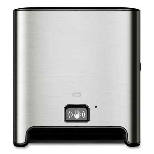 Image of Tork® Image Design Matic Hand Towel Roll Dispenser With Intuition Sensor, Wall Mount, 13.58 X 8.03 X 14.69, Stainless Steel