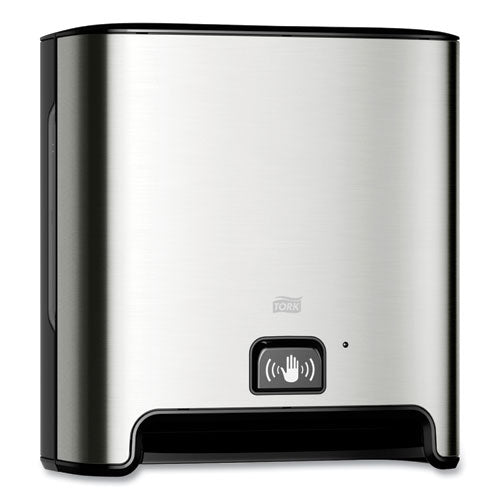 Image of Tork® Image Design Matic Hand Towel Roll Dispenser With Intuition Sensor, Wall Mount, 13.58 X 8.03 X 14.69, Stainless Steel