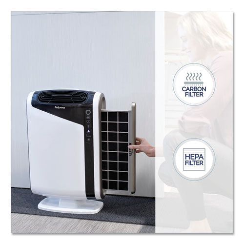 Image of Fellowes® Aeramax Dx95 Large Room Air Purifier, 600 Sq Ft Room Capacity, White
