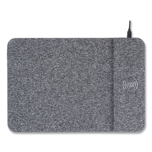 Image of Allsop® Powertrack Wireless Charging Mouse Pad, 13 x 8.75, Gray