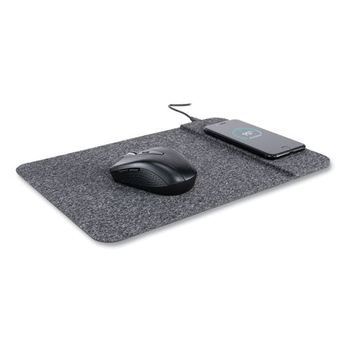 Image of Allsop® Powertrack Wireless Charging Mouse Pad, 13 x 8.75, Gray