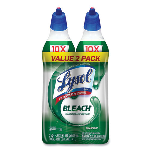 Image of LYSOL® Brand Disinfectant Toilet Bowl Cleaner With Bleach, 24 Oz, 8/carton