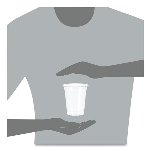 Image of SOLO® Ultra Clear PET Cups, Practical Fill, 12 oz to 14 oz, Plastic, 50/Bag, 20 Bags/Carton