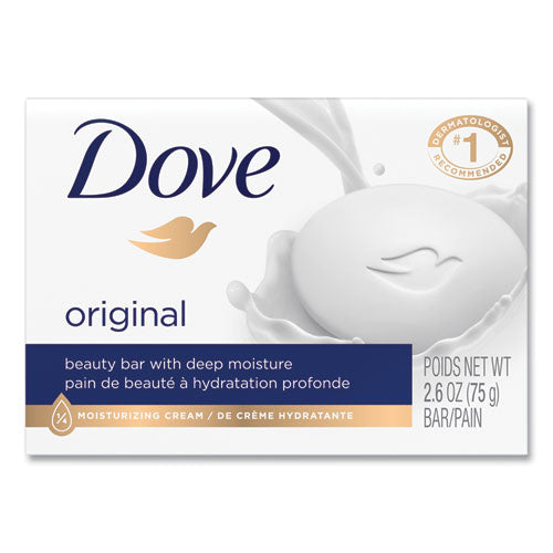 Image of Dove® White Beauty Bar, Light Scent, 2.6 Oz, 36/carton