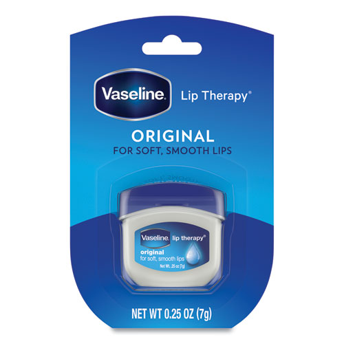 Image of Vaseline® Lip Therapy, Original, 0.25 oz, Plastic Flip-Top Container