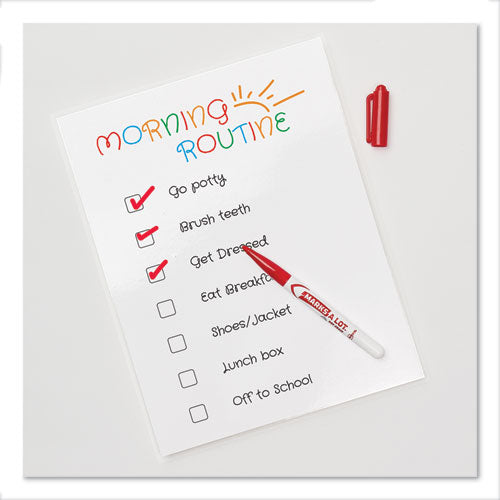 Image of Avery® Clear Self-Adhesive Laminating Sheets, 3 Mil, 9" X 12", Matte Clear, 50/box