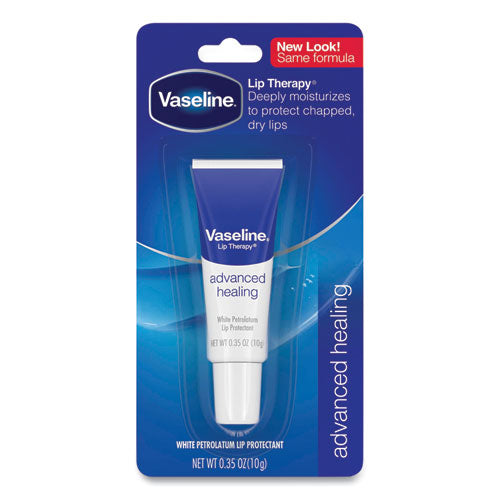 Image of Vaseline® Lip Therapy Advanced Lip Balm, Original, 0.35 oz Tube, 72/Carton