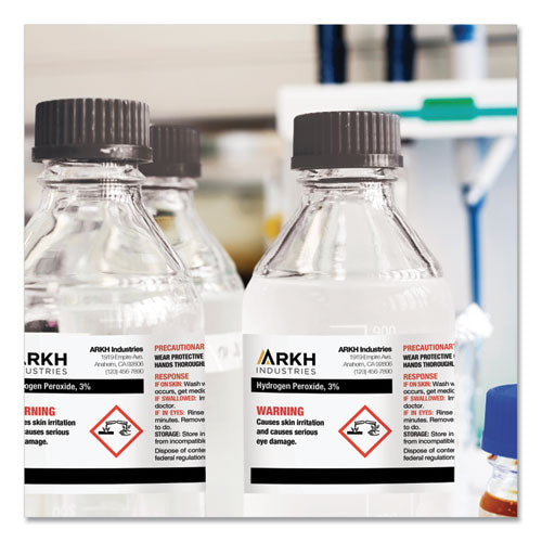 Image of Avery® Ultraduty Ghs Chemical Waterproof And Uv Resistant Labels, 2 X 4, White, 10/sheet, 50 Sheets/box