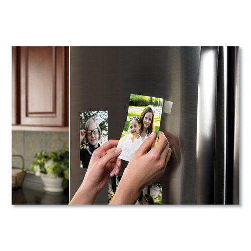 Image of Scotch® Restickable Mounting Tabs, Removable, Repositionable, Holds Up To 1 Lb (4 Tabs), 1 X 1, Clear, 18/pack
