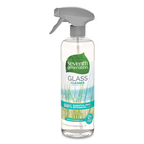 Image of Seventh Generation® Natural Glass And Surface Cleaner, Sparkling Seaside, 23 Oz Trigger Spray Bottle